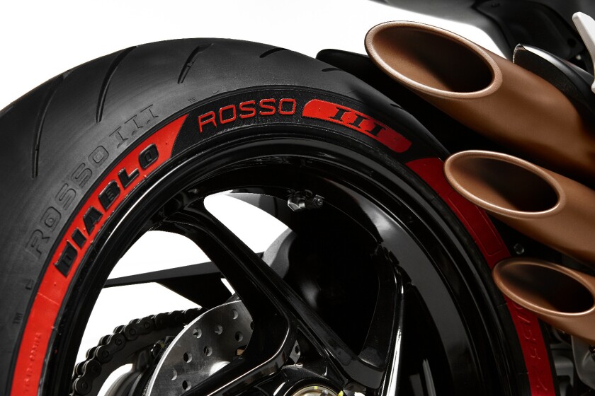 This special set of tires is not available in the market, as the red stripes will remain a novelty exclusive to the Diablo Brutale