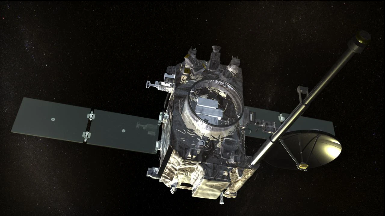 An artist's concept of STEREO spacecraft (Image: NASA)