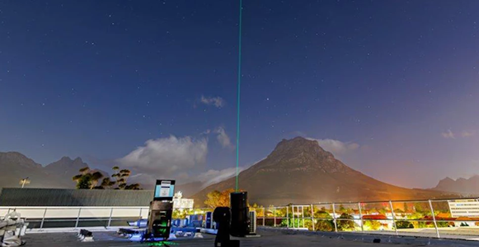 The ground station at Stellenbosch