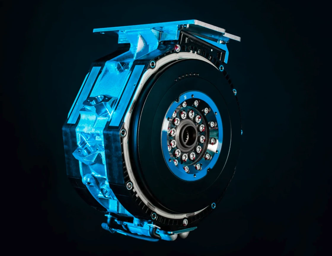 YASA shows the 148-hp axial flux motor that Lamborghini is currently using in its latest high-powered hybrids