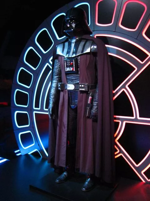 The Darth Vader costume, as worn by David Prowse in Return of the Jedi