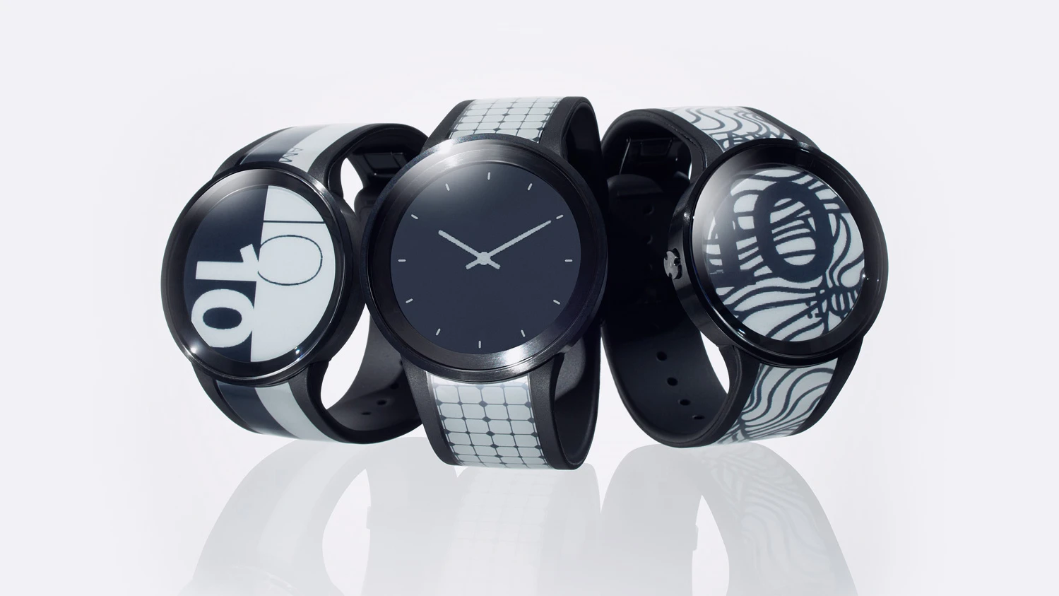 The 43 mm watch case is thin and light