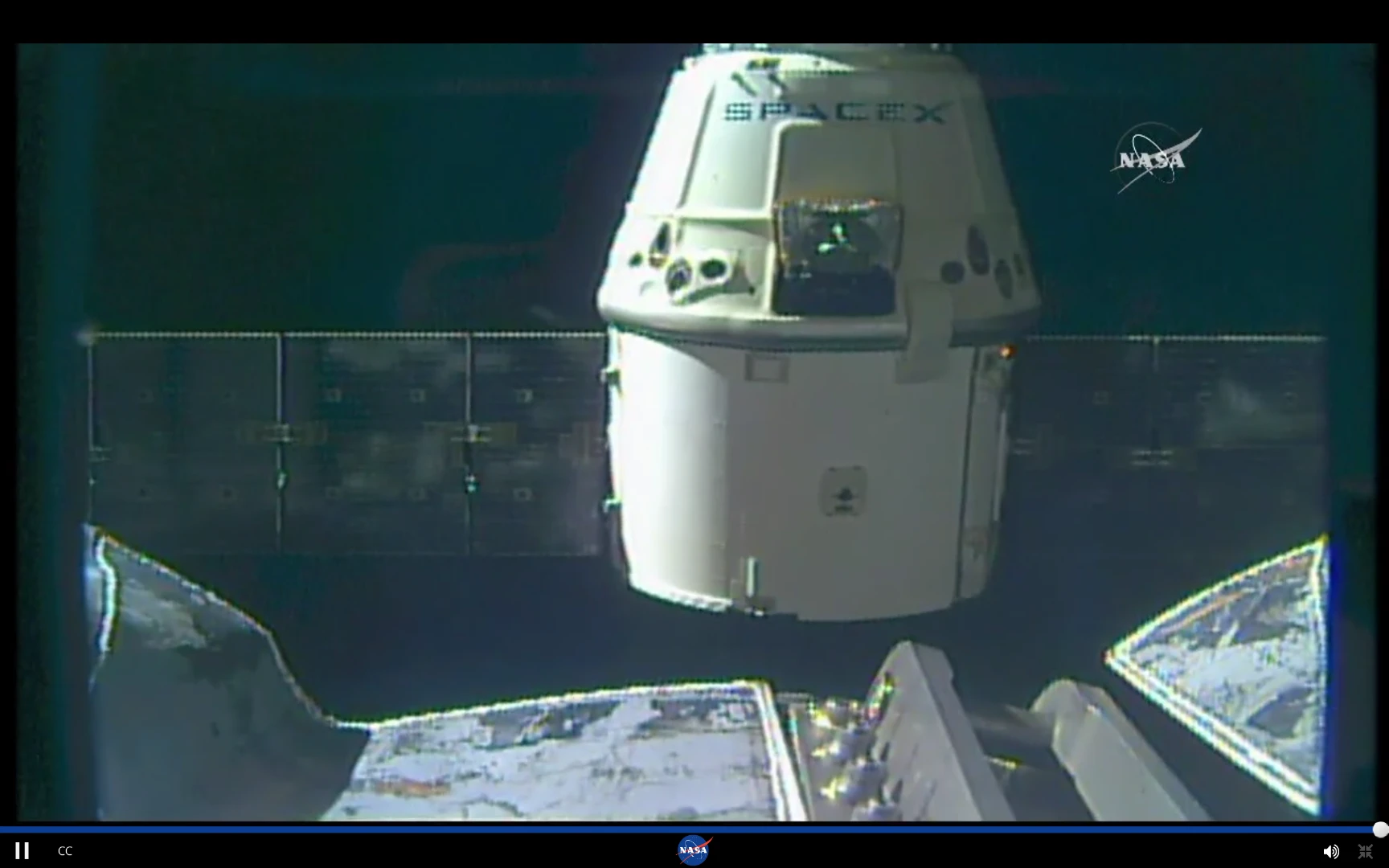 SpaceX's Dragon spacecraft departs the International Space Station