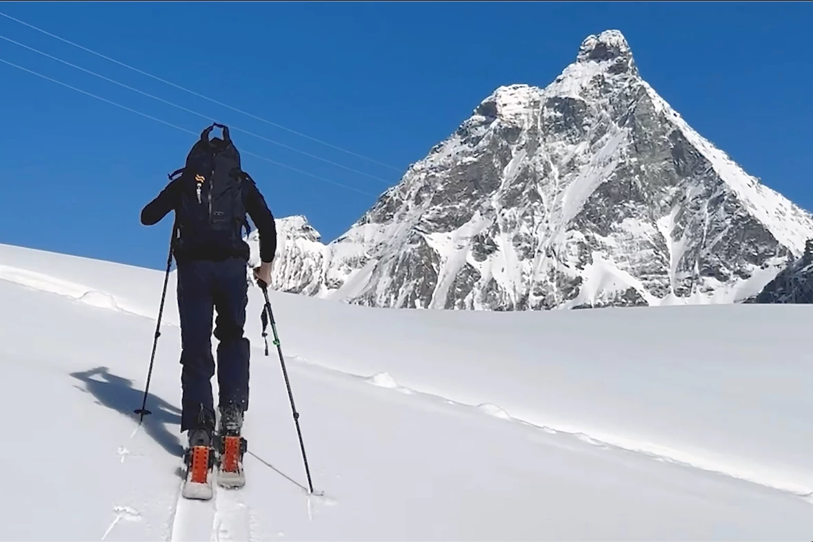 The E-Skimo system is claimed to make climbing mountain slopes up to 30% easier and 80% faster
