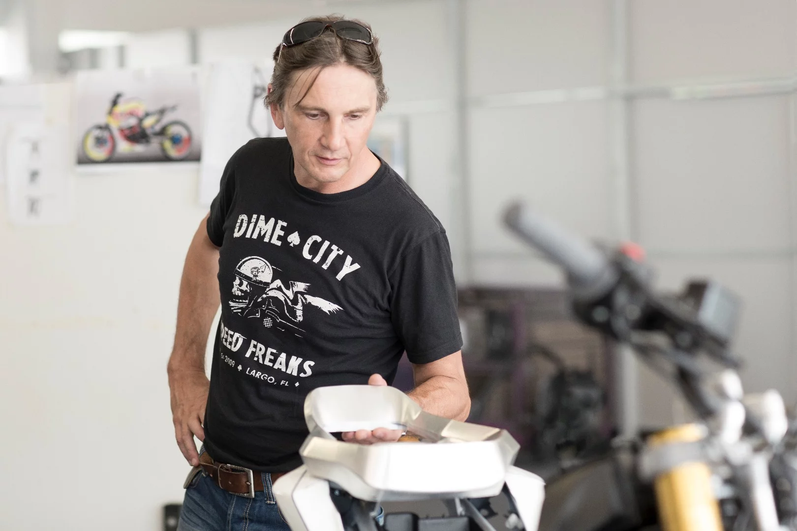 BMW Concept Stunt G 310: examining the 12 o'clock bar