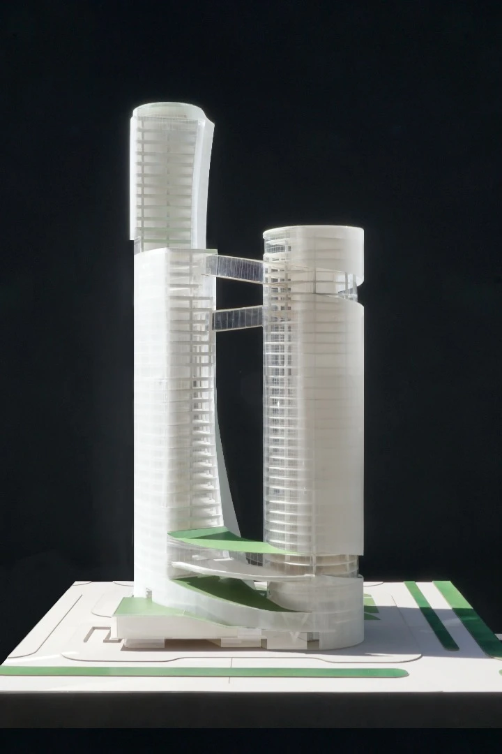 Architectural model of iCarbonX Headquarters