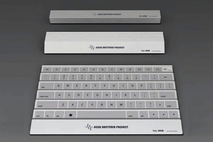 The Keystick folding keyboard concept