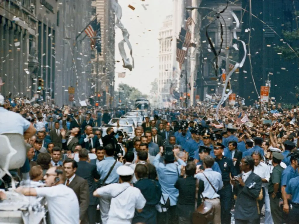 A ticker tape parade down Broadway and Park Avenue welcomes the Apollo 11 crew after their mission (Photo: NASA)