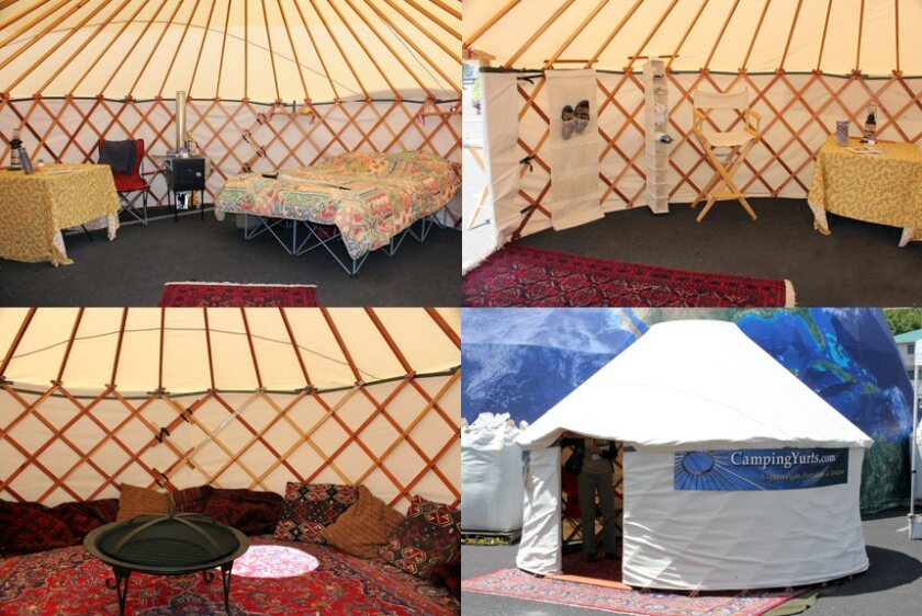 Inside and out: the Camping Yurt