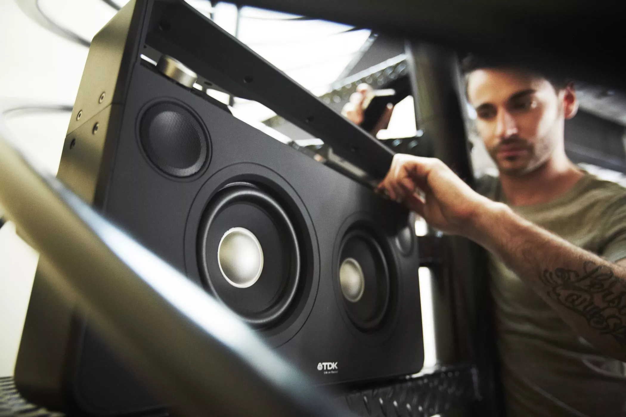 TDK says that the new Wireless Boombox strips away the compression layer to give the listener the truest, near lossless sound possible