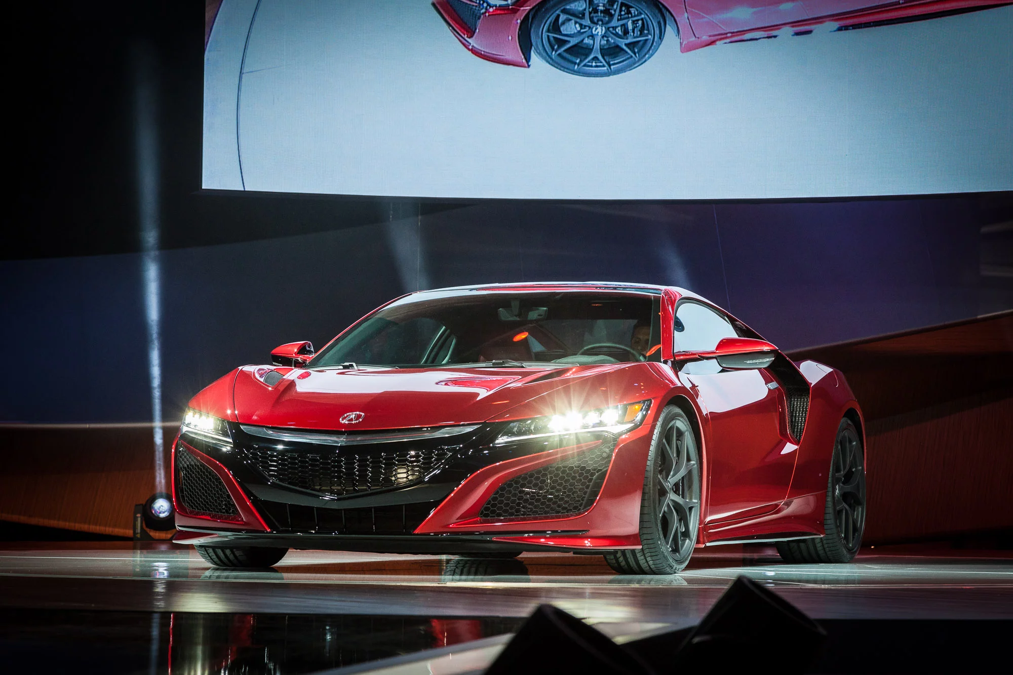 The production spec Acura NSX Version 2.0