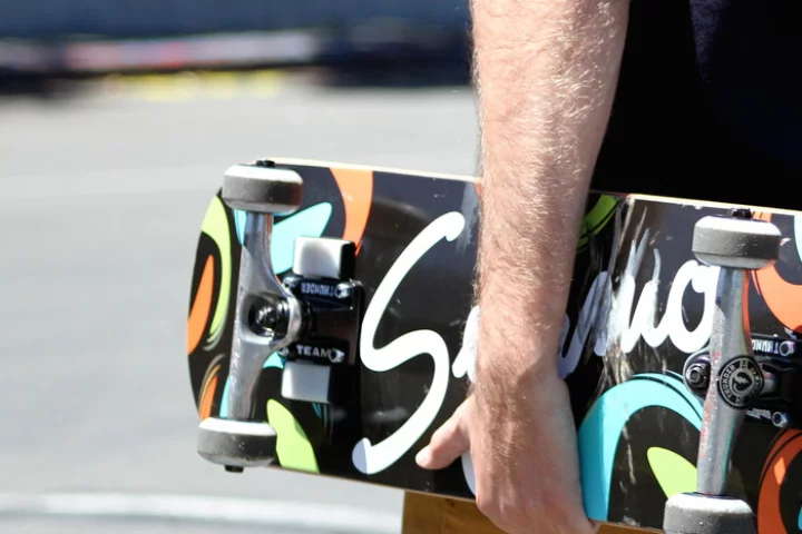 The Syrmo tracker is designed to replace the riser pad under the truck, meaning it can gauge statistics like air and distance without impacting the dynamics of the board