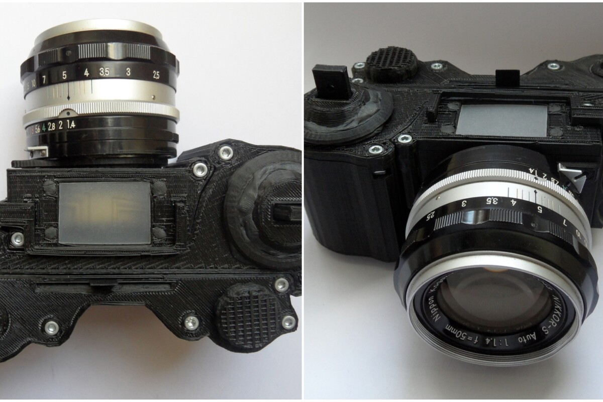 Léo Marius' 3D printable OpenReflex SLR camera