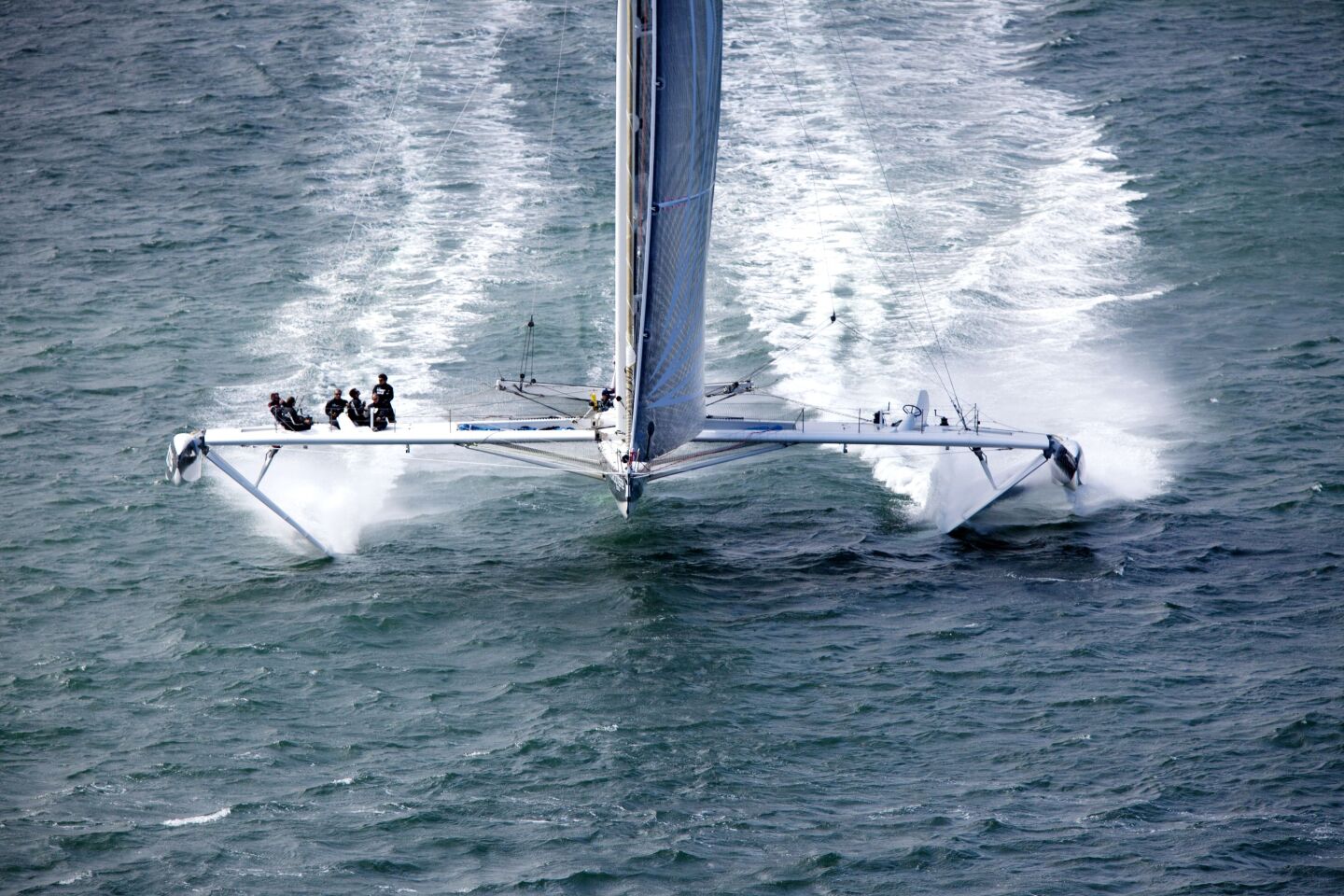 The fastest open water sailing boat in the world - L'Hydroptere