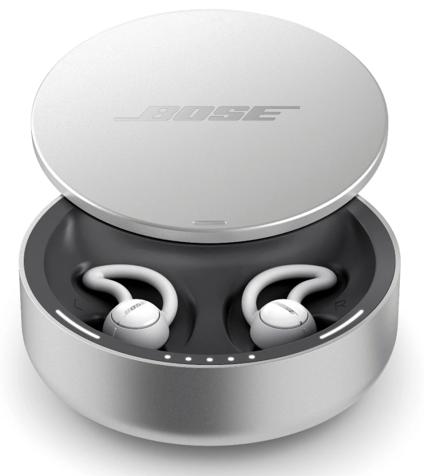 The Bose Sleepbuds have a battery life of 16 hours, and can be topped up with the wireless charging case