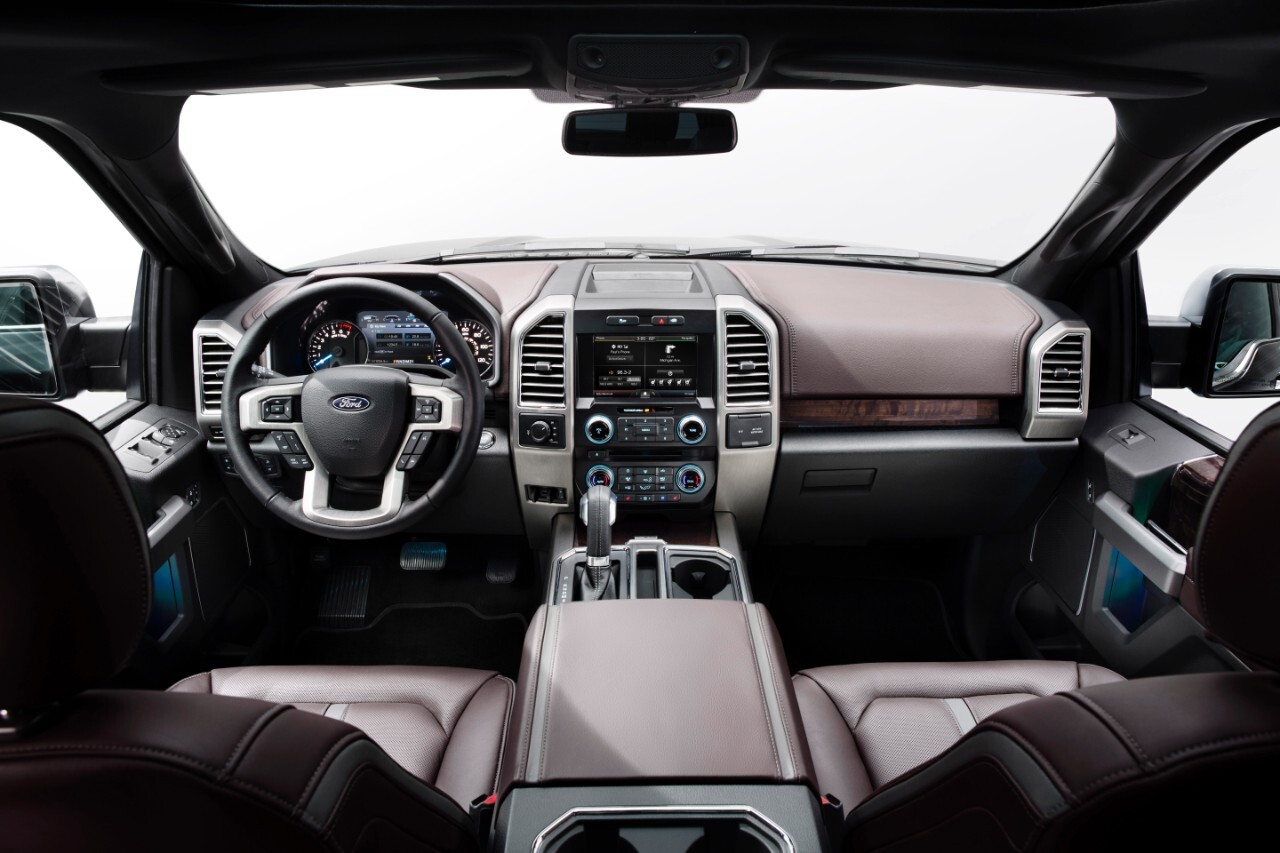 Inside the new F-150 cabin