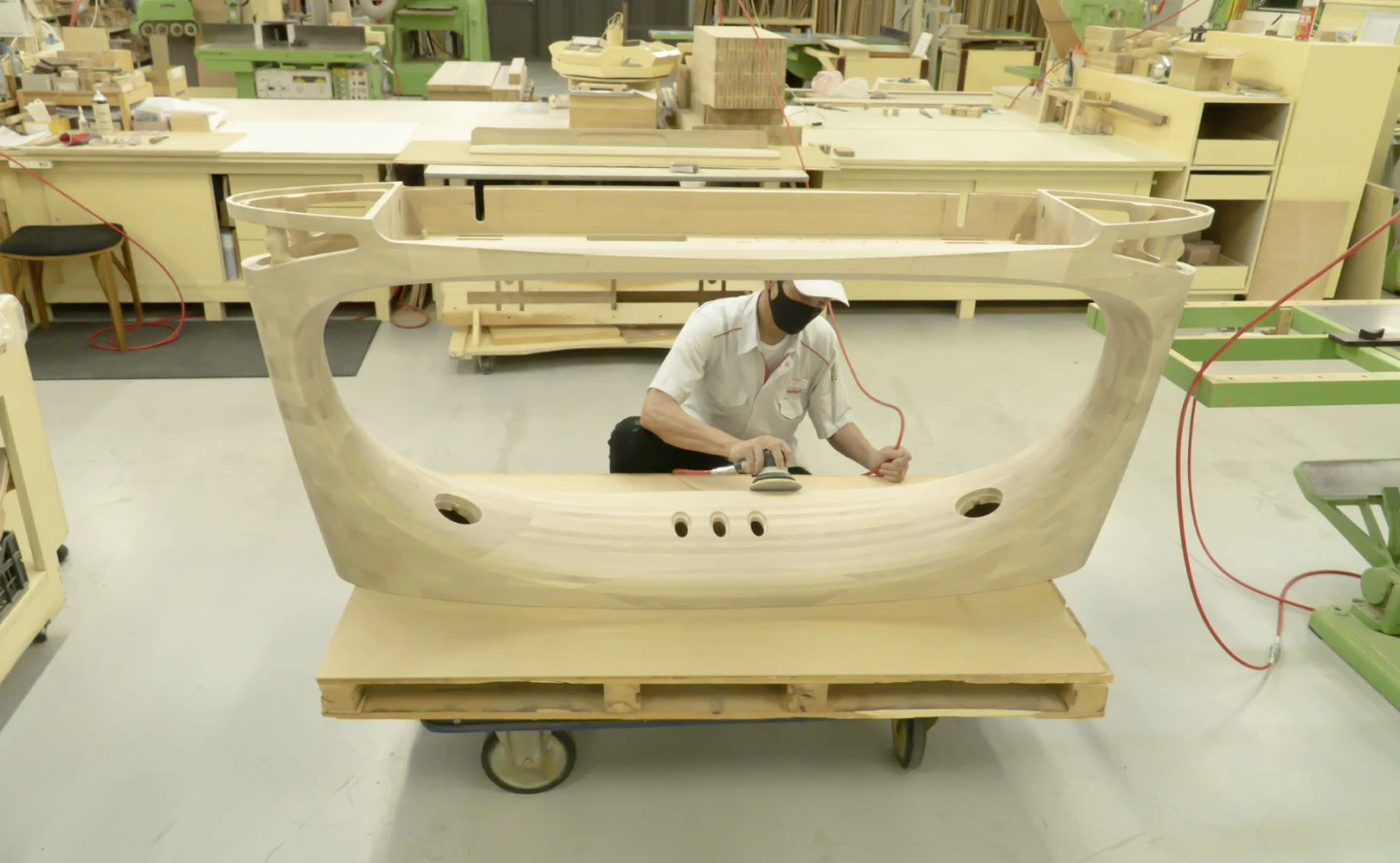 Shaping the smooth curves and contours of the 50th Anniversary Concept Model Piano