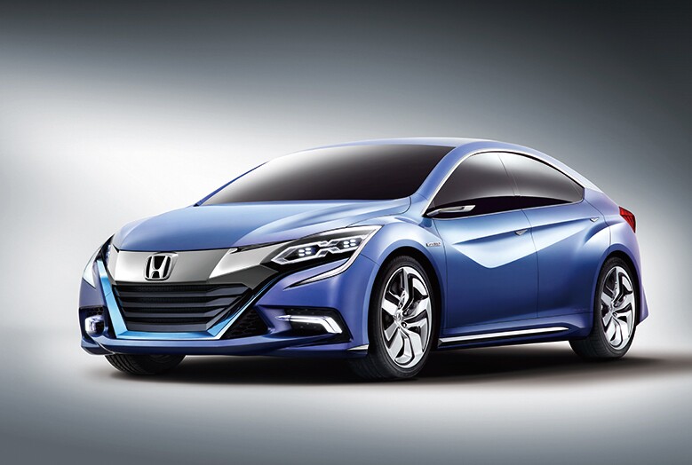 The sedan’s shape is noticeably similar to the Concept B show car revealed at the Beijing Motor Show a year ago
