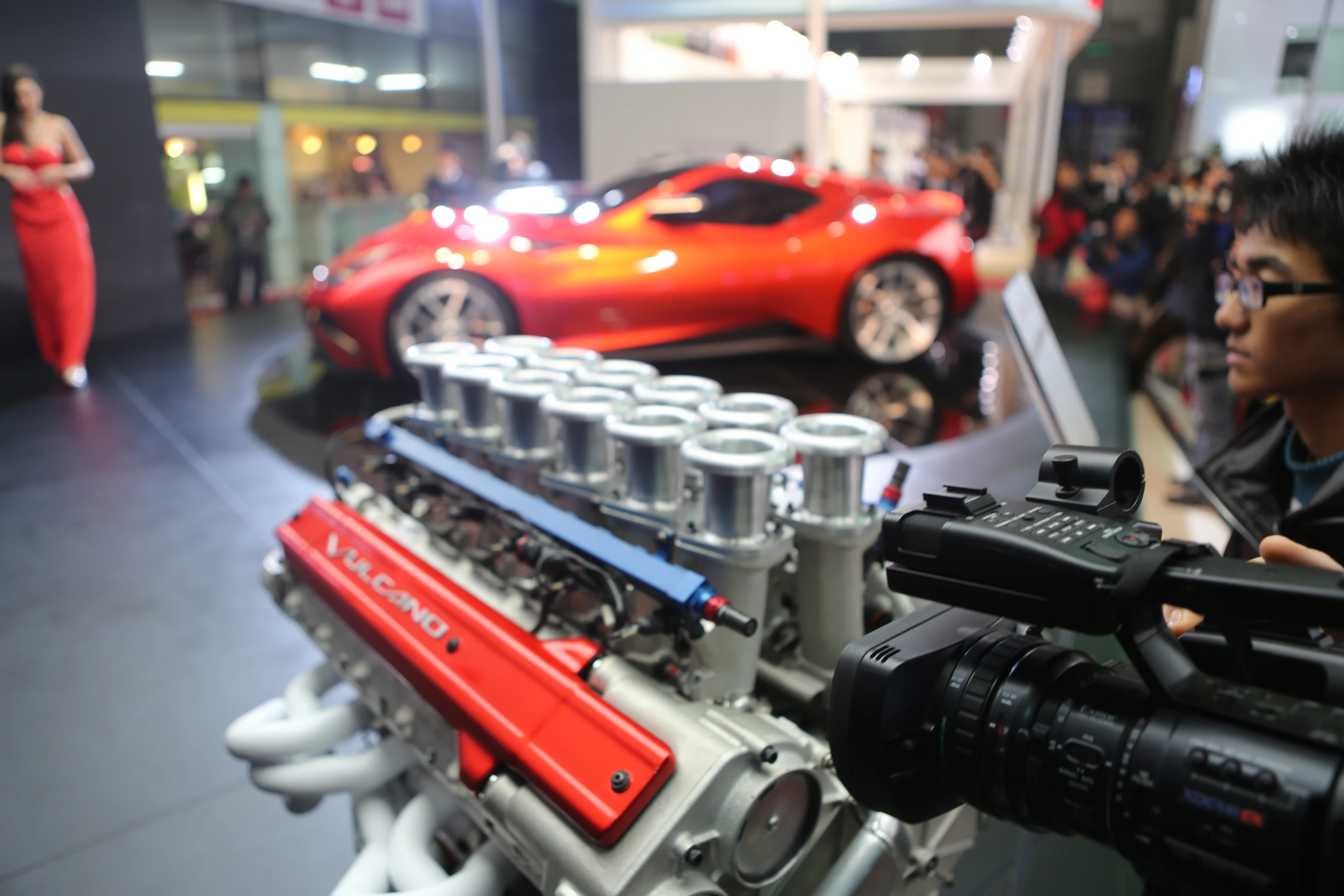 Vulcano is hybrid, runs a forward located V12, developing 950 horsepower in partner with an electric motor system