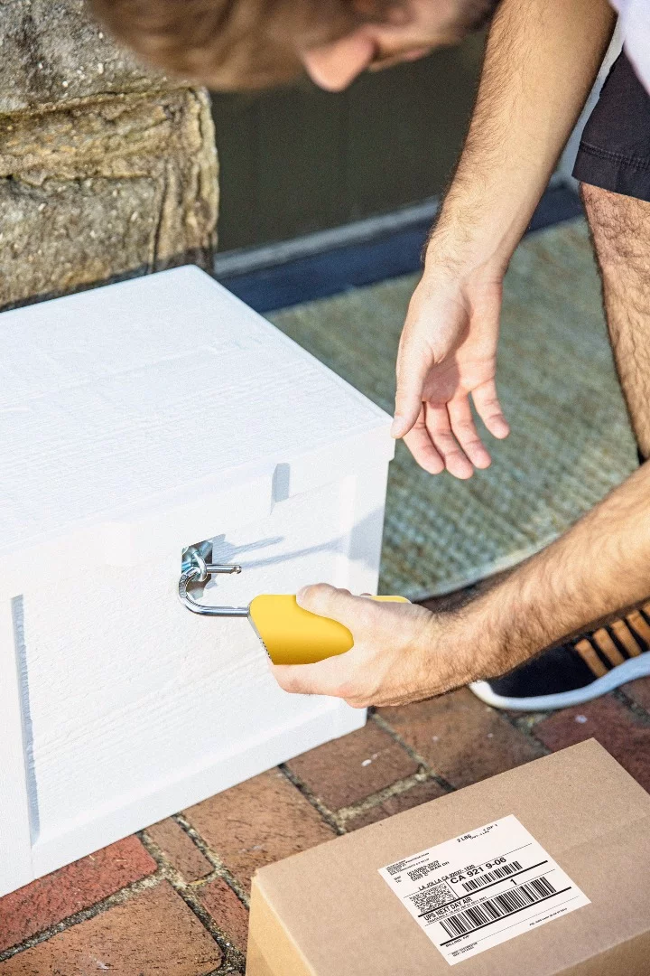 The BoxLock Home padlock itself is weatherproof, and should operate for up to 30 days on one charge of its battery