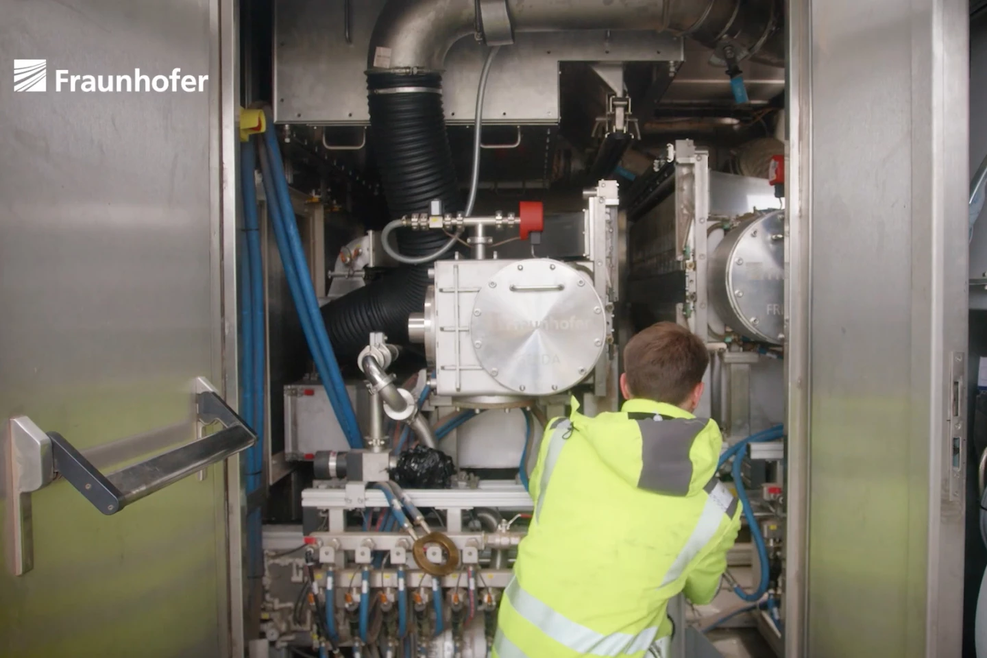 The system is capable of treating 20 tons (18 tonnes) of seeds in one hour