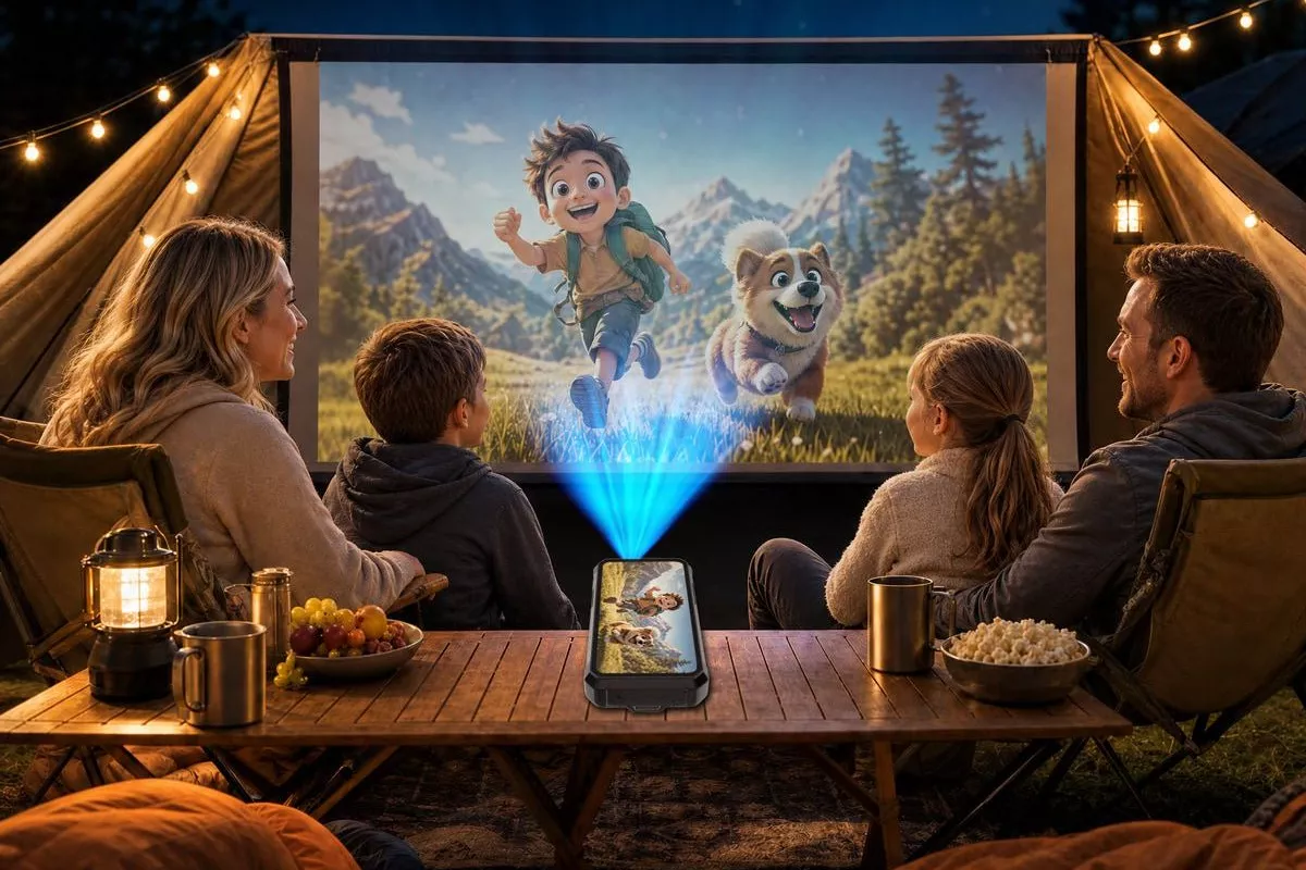 8849 says that the tough-as-nails Tank 5 rugged smartphone is the first to come with a built-in 2K projector