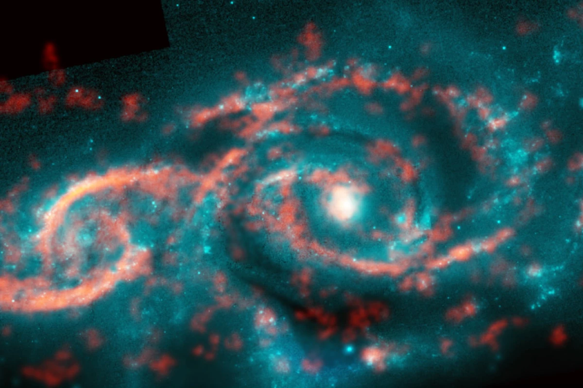 The duo of interacting galaxies IC 2163 (pictured on the left) and NGC 2207 reside some 114 million light-years from Earth in the direction of the constellation Canis Major