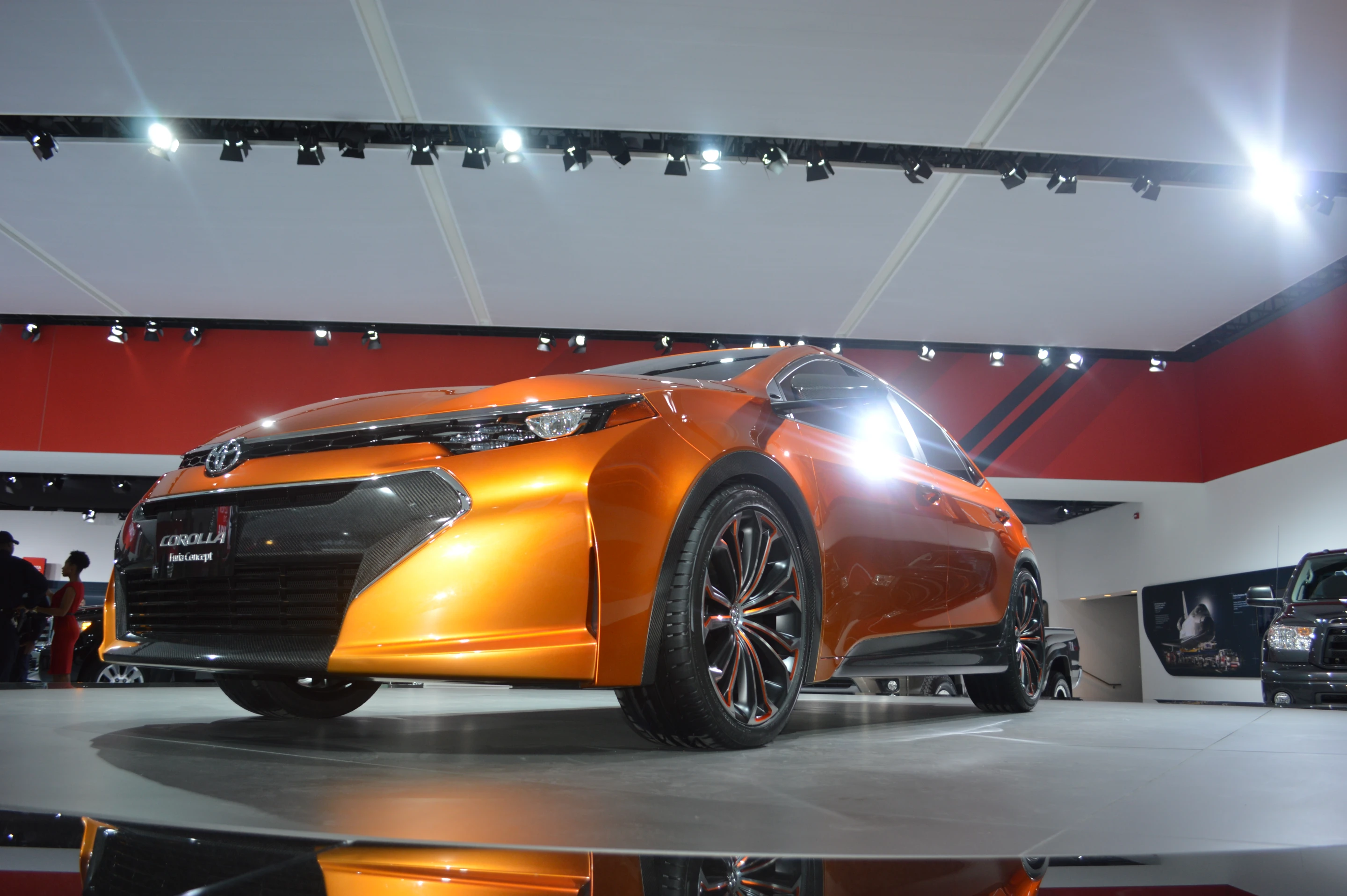 The Furia concept inspired the more aggressive styling of the 2014 Corolla