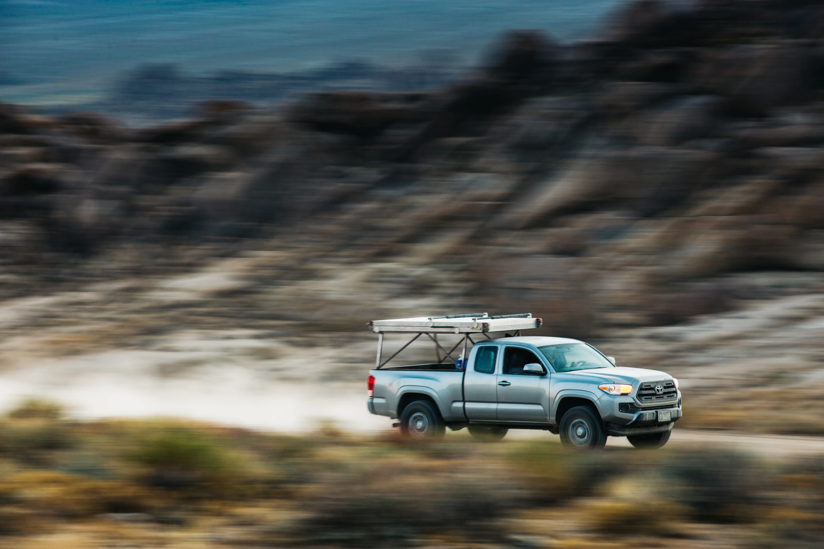 Speeding along with the Go Fast Camper
