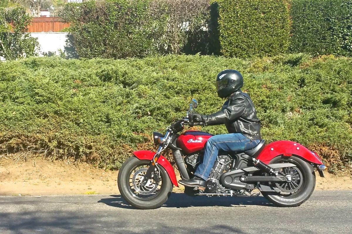 The Indian Scout Sixty hits the road