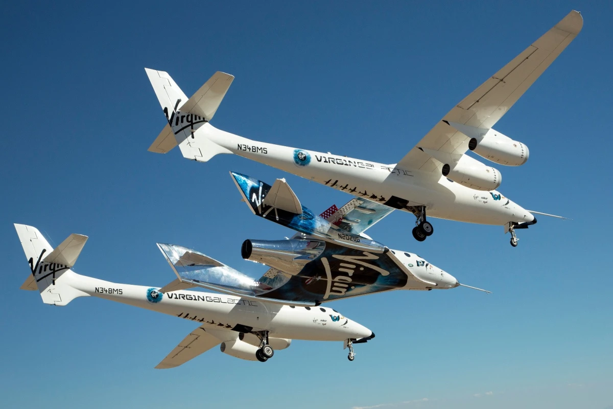 The flight lasted almost four hours over the Mojave Desert
