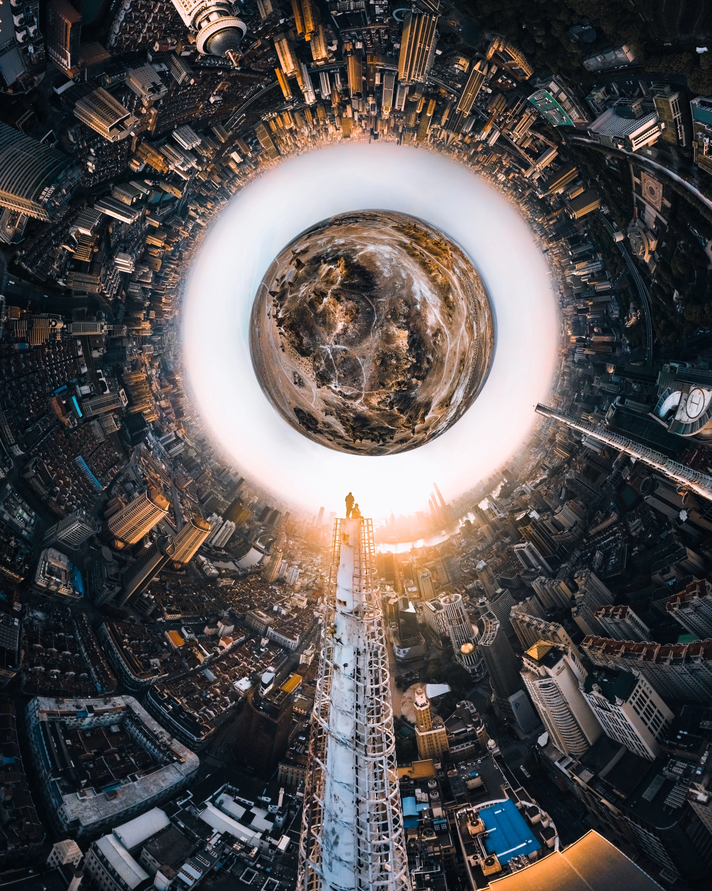 Winner in ‘The Creative’ category. These psychedelic images are created by patching together dozens of individual photos to generate a new perspective on old cities.
