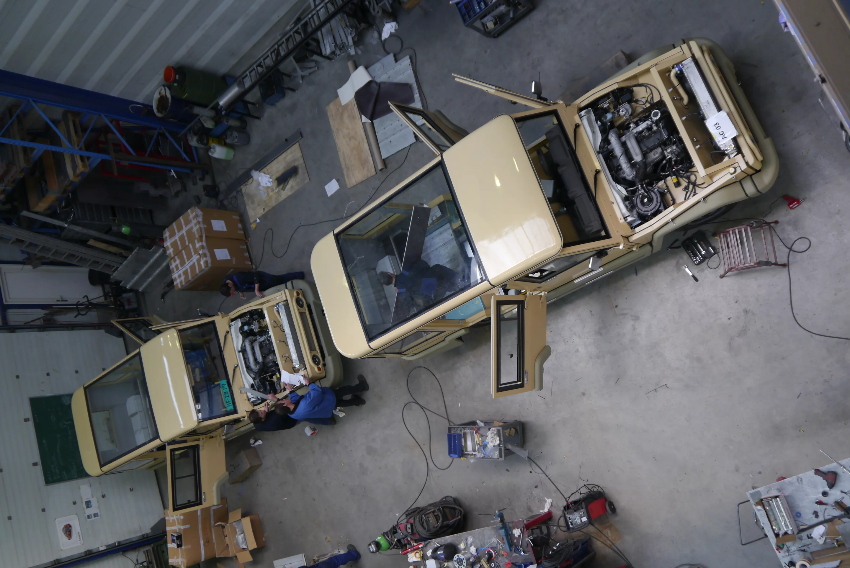 The Amphibicruiser: in production