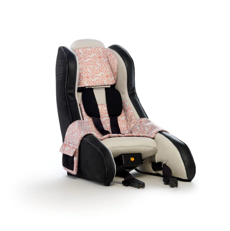 Inflatable Child Seat Concept with cushion installed