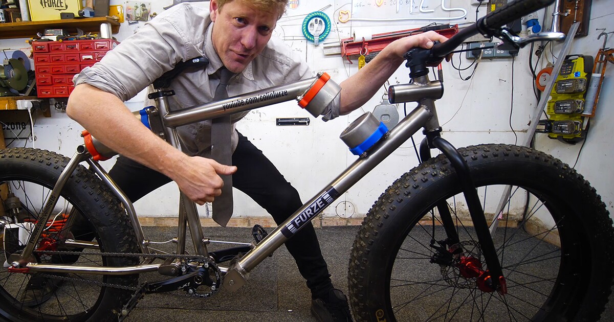 Watch: Mad scientist swaps bicycle suspension springs for magnets Watch: Mad scientist swaps bicycle suspension springs for magnets