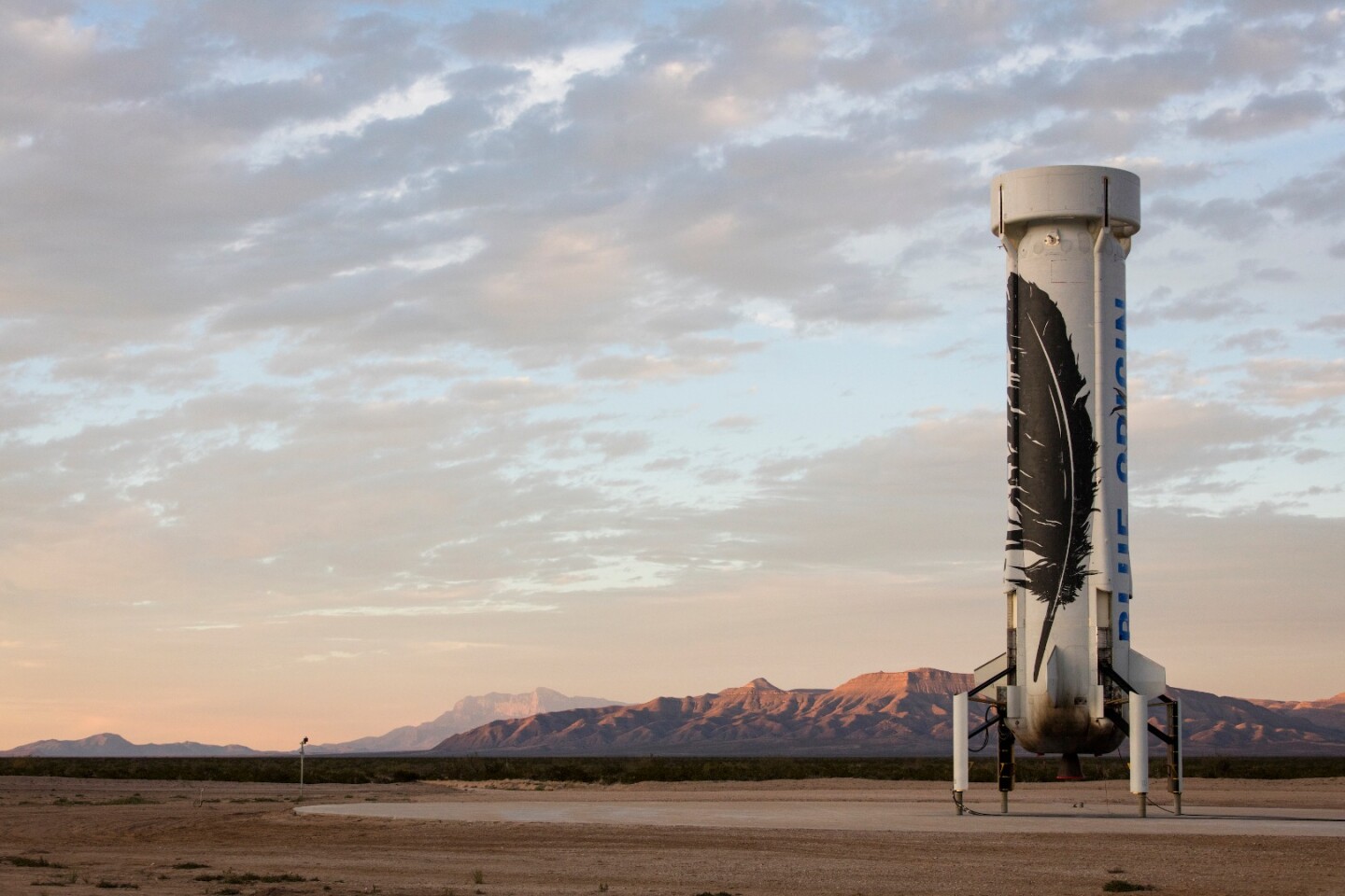 Blue Origin's rocket segment successfully touched down in West Texas