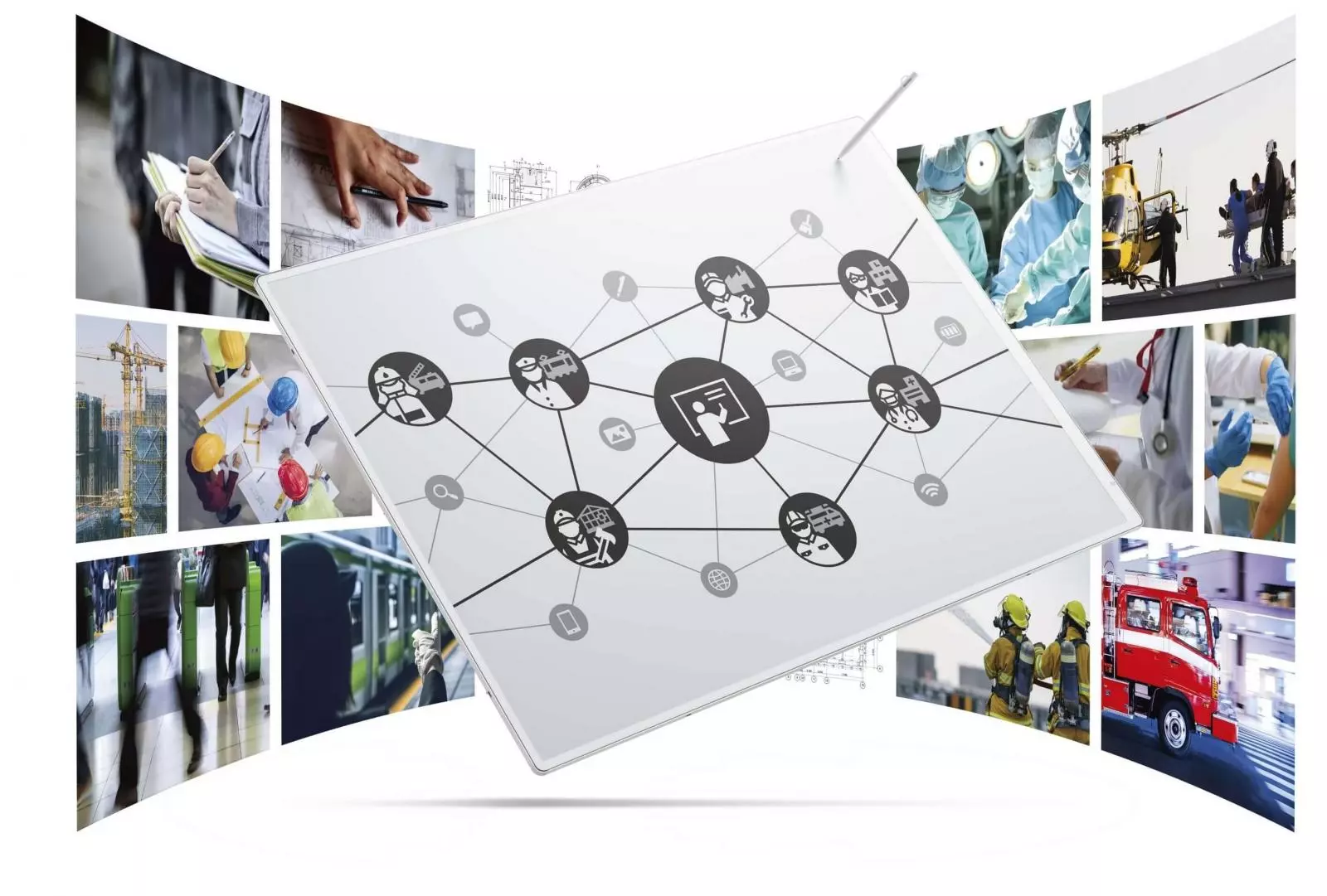 The eWhiteboard 4200 is aimed at medical, construction and office applications