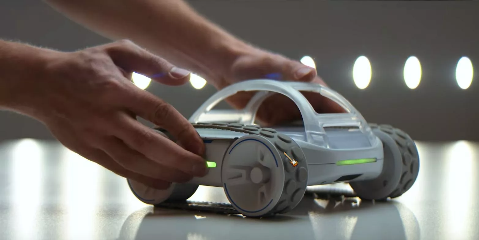 The Sphero Rvr robot drives right out of the box, but hackers and tinkerers can add third party hardware and program it to do their bidding via the Edu app