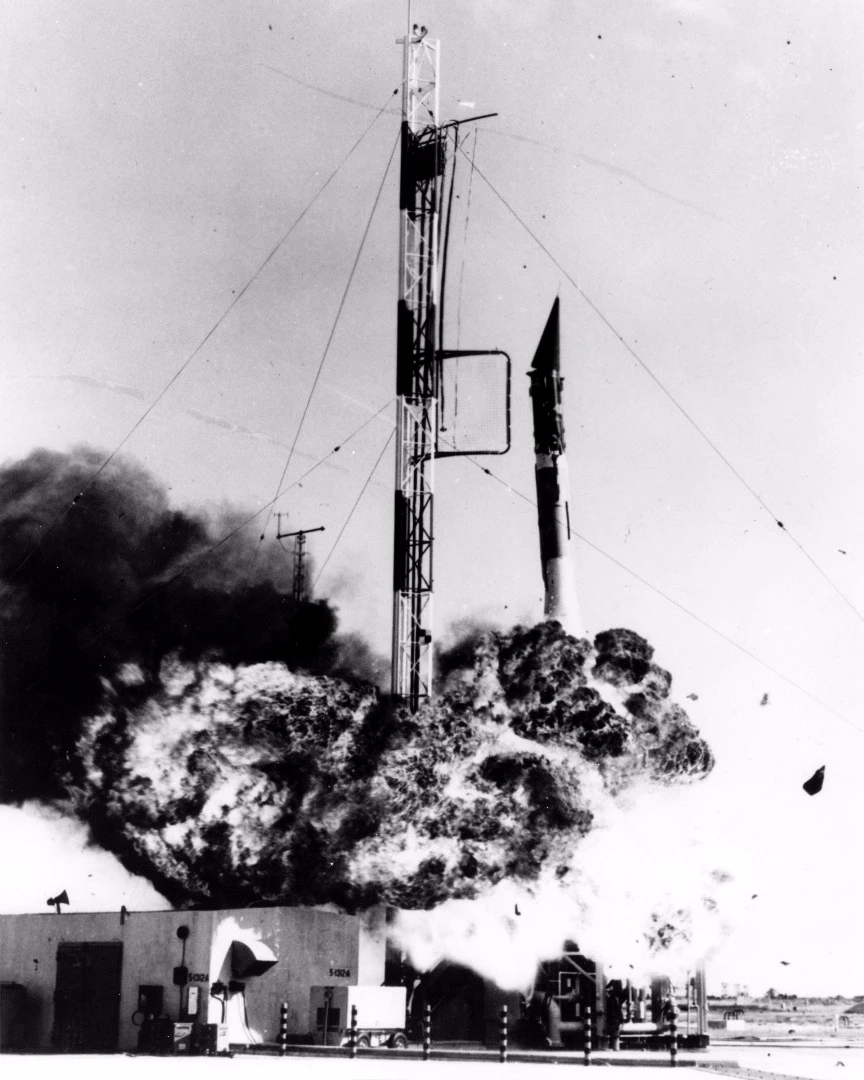Vanguard exploding on the pad