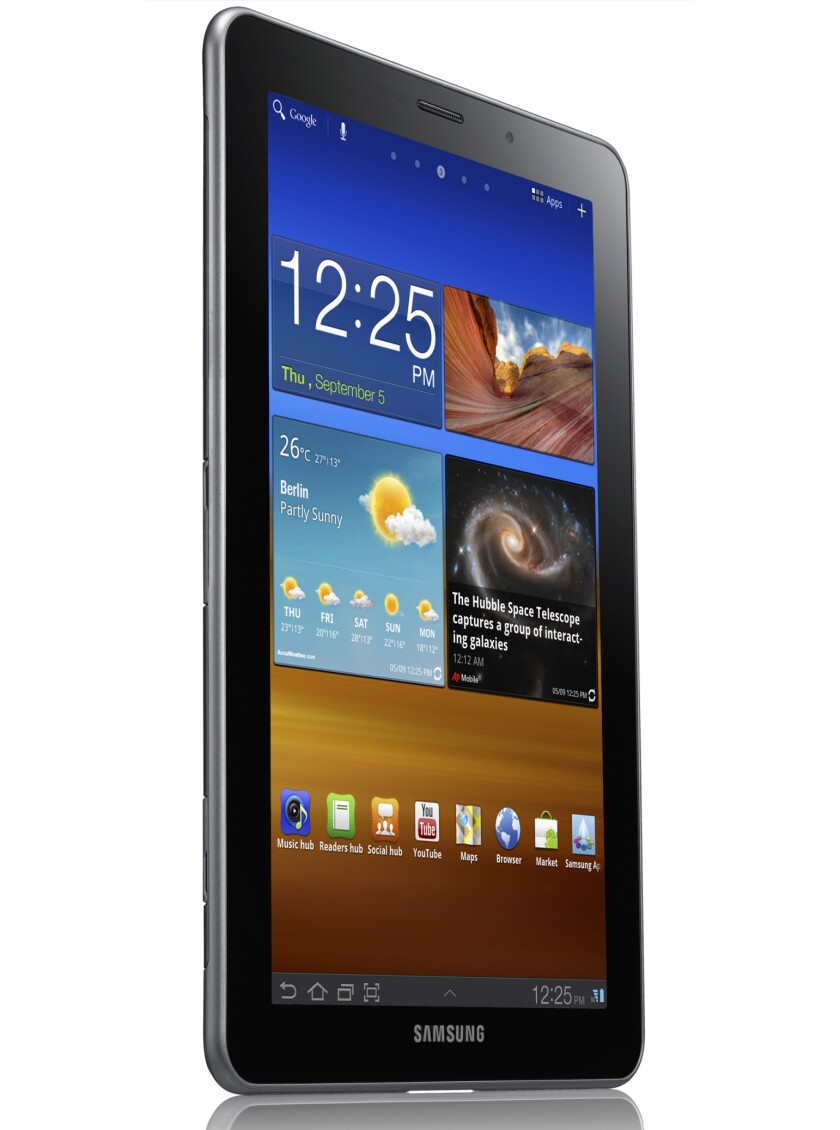 The Samsung Galaxy Tab 7.7