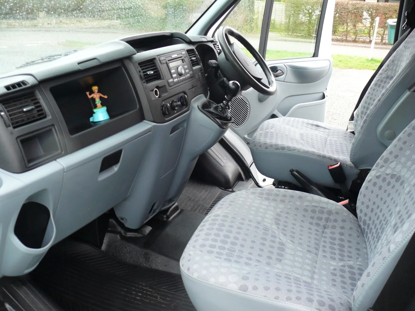 The UK van build includes a right-hand drive