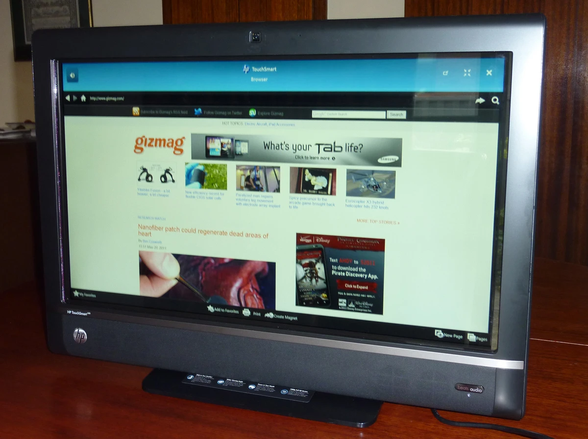 The HP TouchSmart 610-1030a