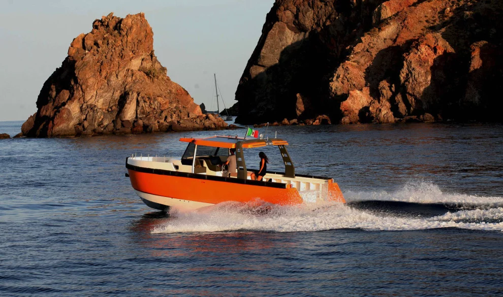 The Ethos E30 hits the water