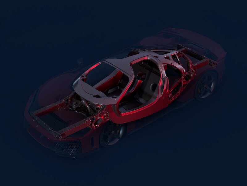 فِراری F80: هیجان بیپایان با قدرت 1200 اسب بخار