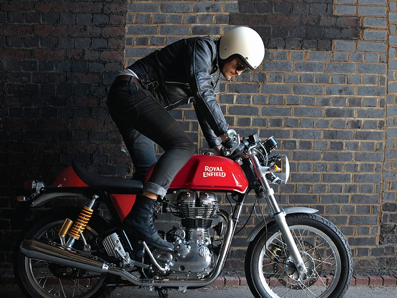 Royal Enfield's Continental GT: kick-starting a 535cc single requires more technique than we've got.