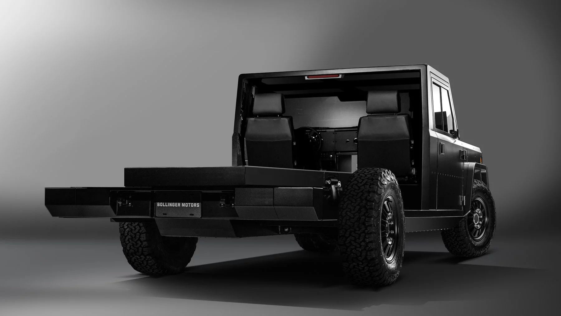 Bollinger B2CC with cutaway cab