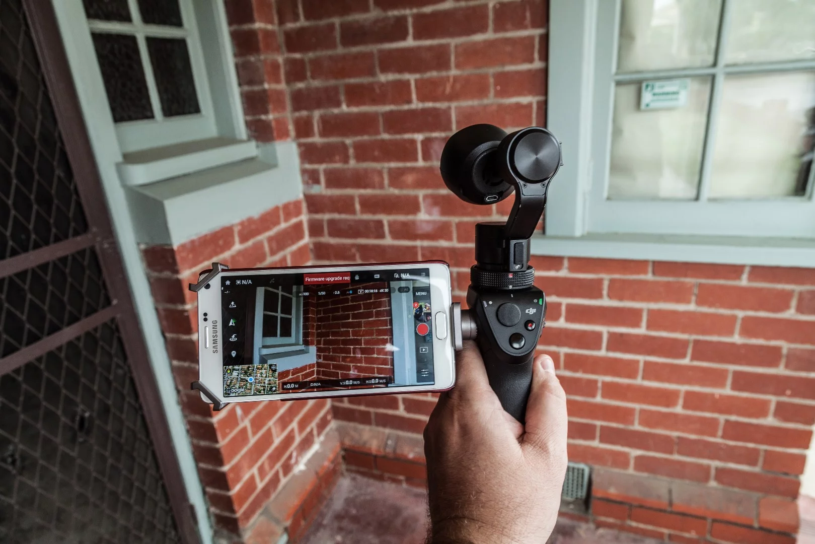 DJI's Osmo - three axis stabilization gives you smooth action shots. Or very smooth shots of brick walls.