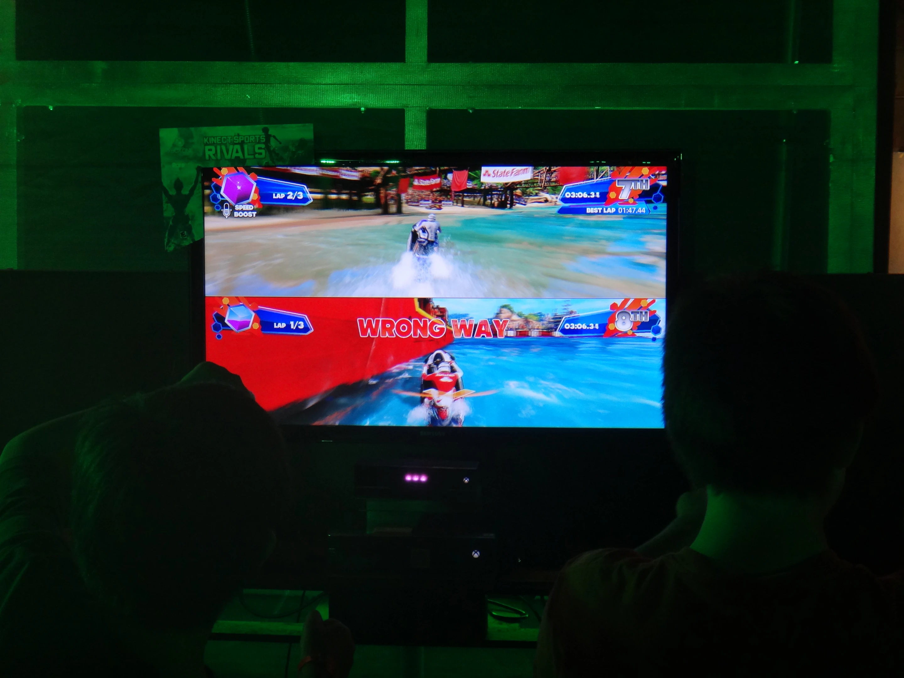 Even with the gimmick of motion controls however, this portion of the game makes for a rather bland racing experience