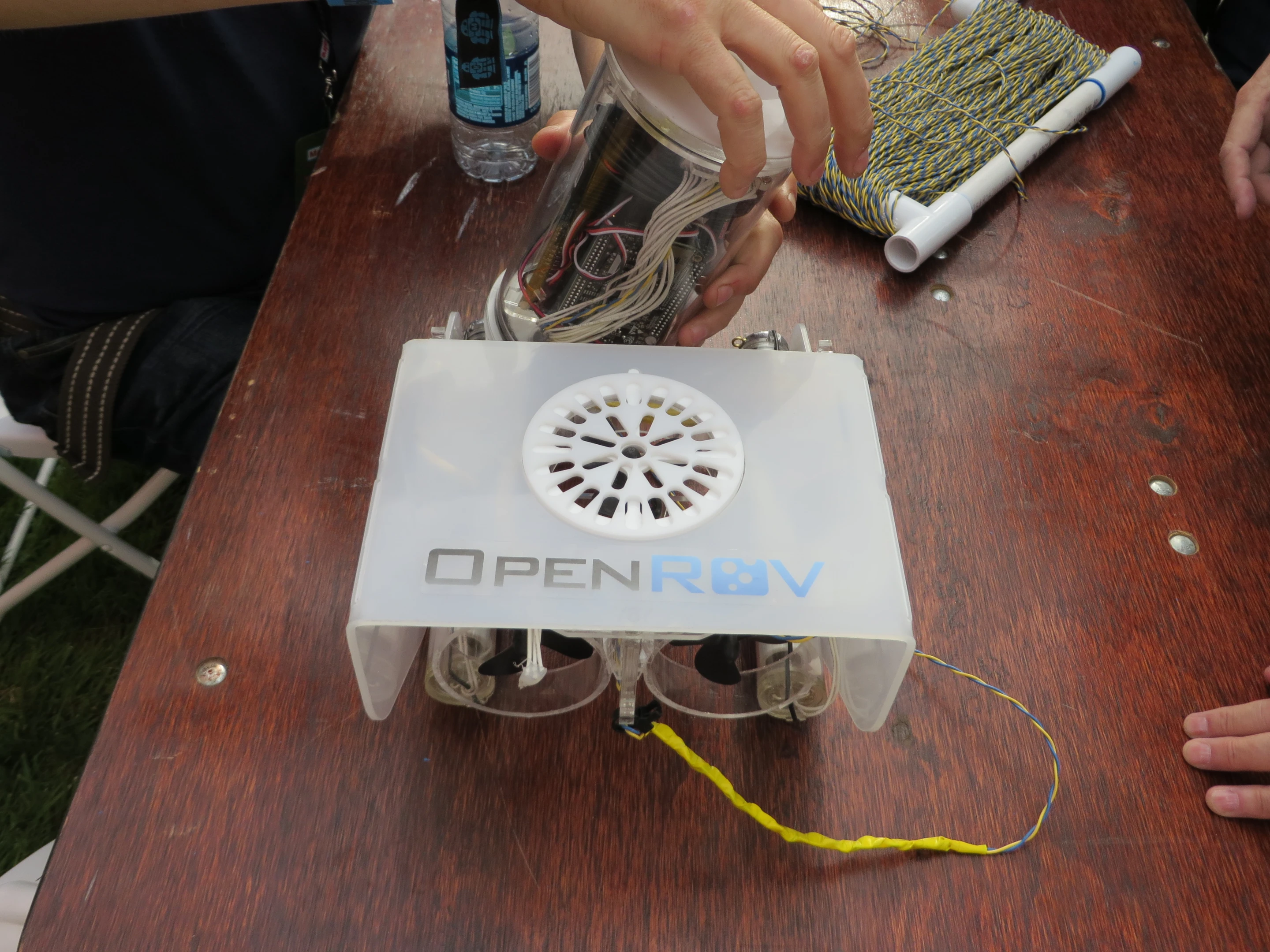 Open ROV is an open-source submersible robot