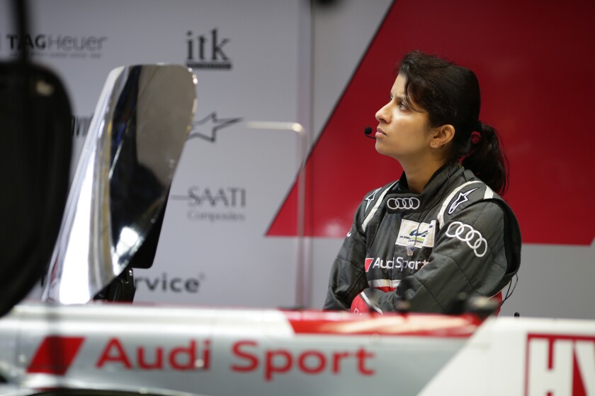 Audi's Leena Gade was the race engineer on the winning R18 e-tron quattros of the Le Mans 24 Hour race in 2011 and 2012.